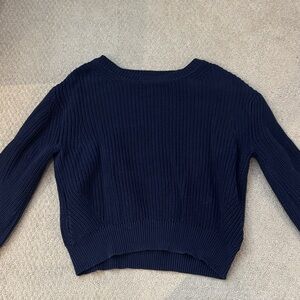 GAP Dark Blue Women's Crew Neck Sweater